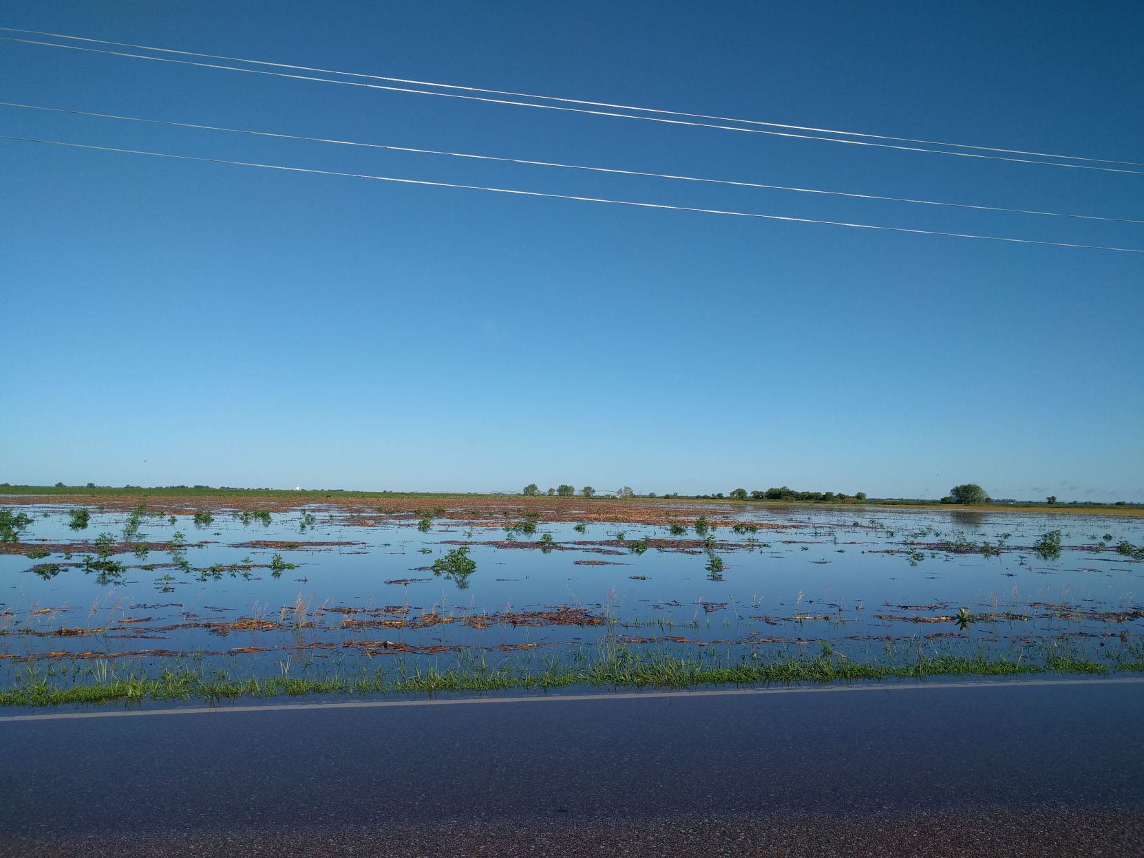 Road 444 north of Overton